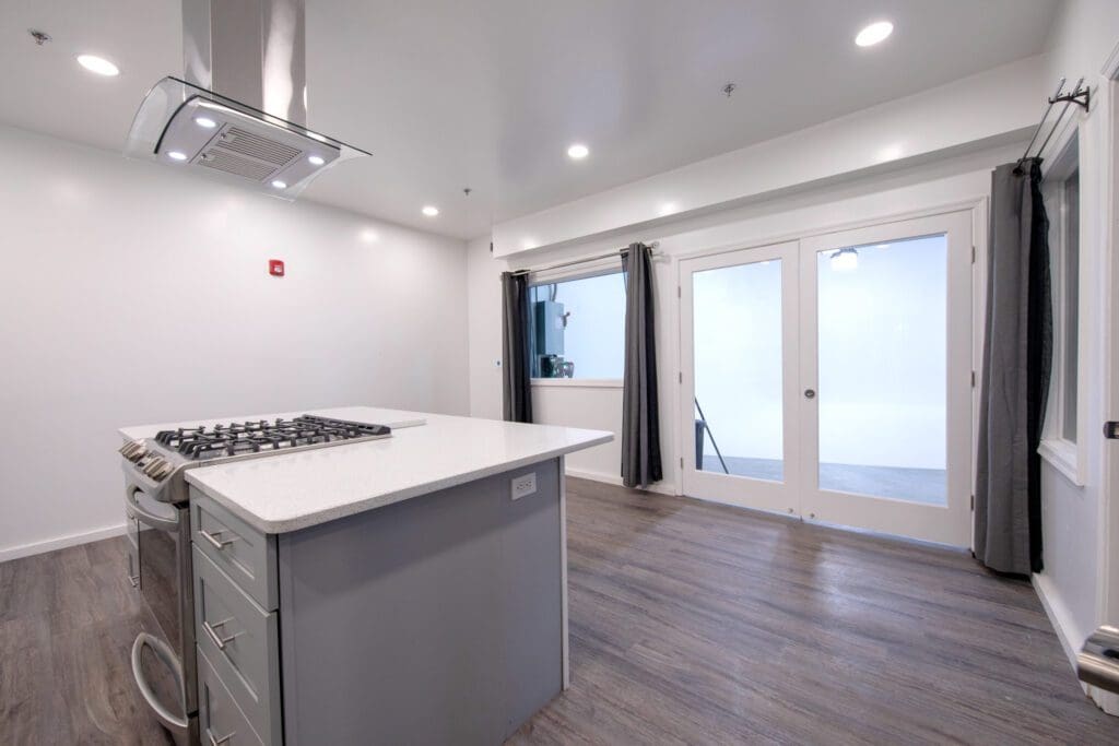 Philly film kitchen studio, photo kitchen studio, film stage, food studio, tabletop studio, Lightbulb Rentals, Lightbulb Studios