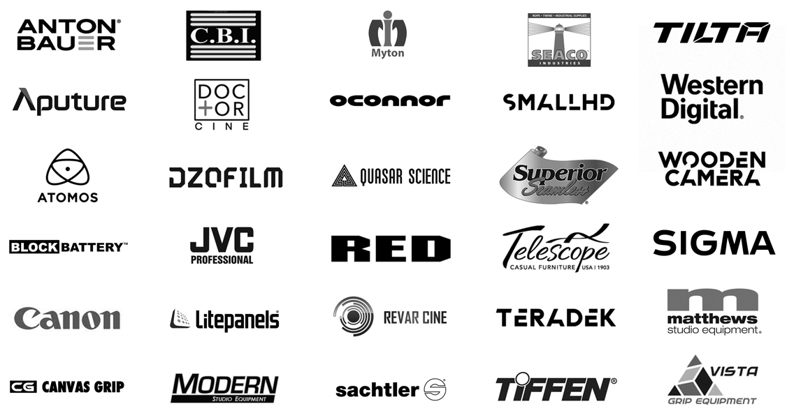 Lightbulb offers sales for over 40 major brands in film and television, from Lighting to camera, expendables, and production supplies. 