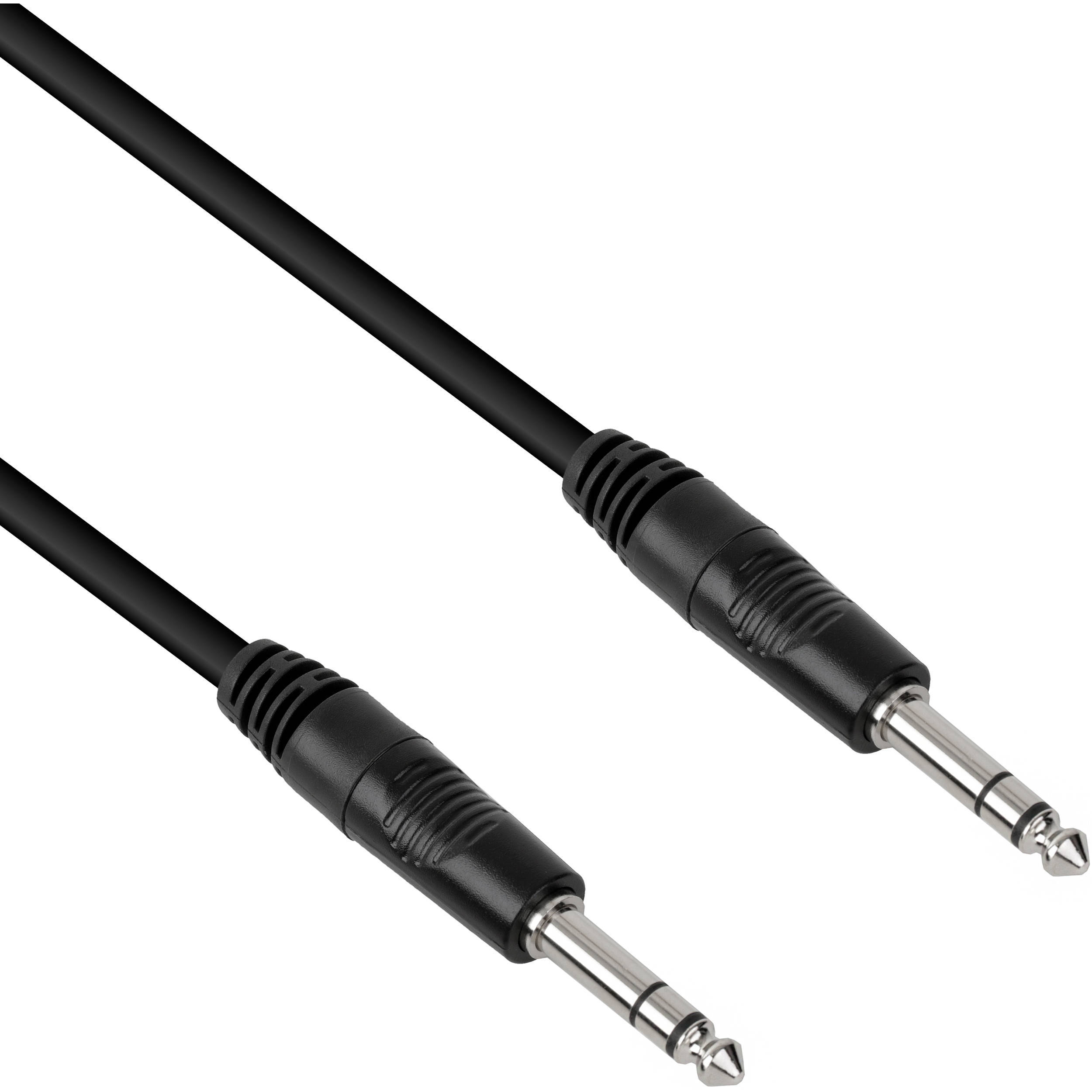 1/4″ Stereo Jack Male (TRS) to 1/4″ Stereo Jack Male (TRS)