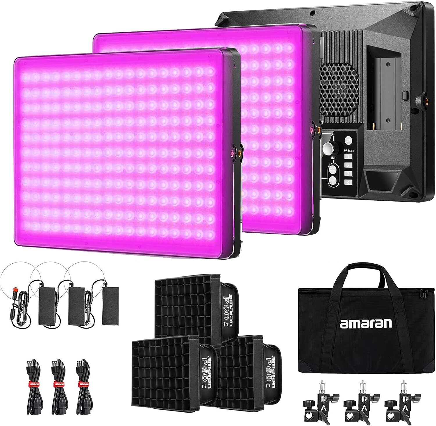 Aputure Amaran P60c 3 Light Kit