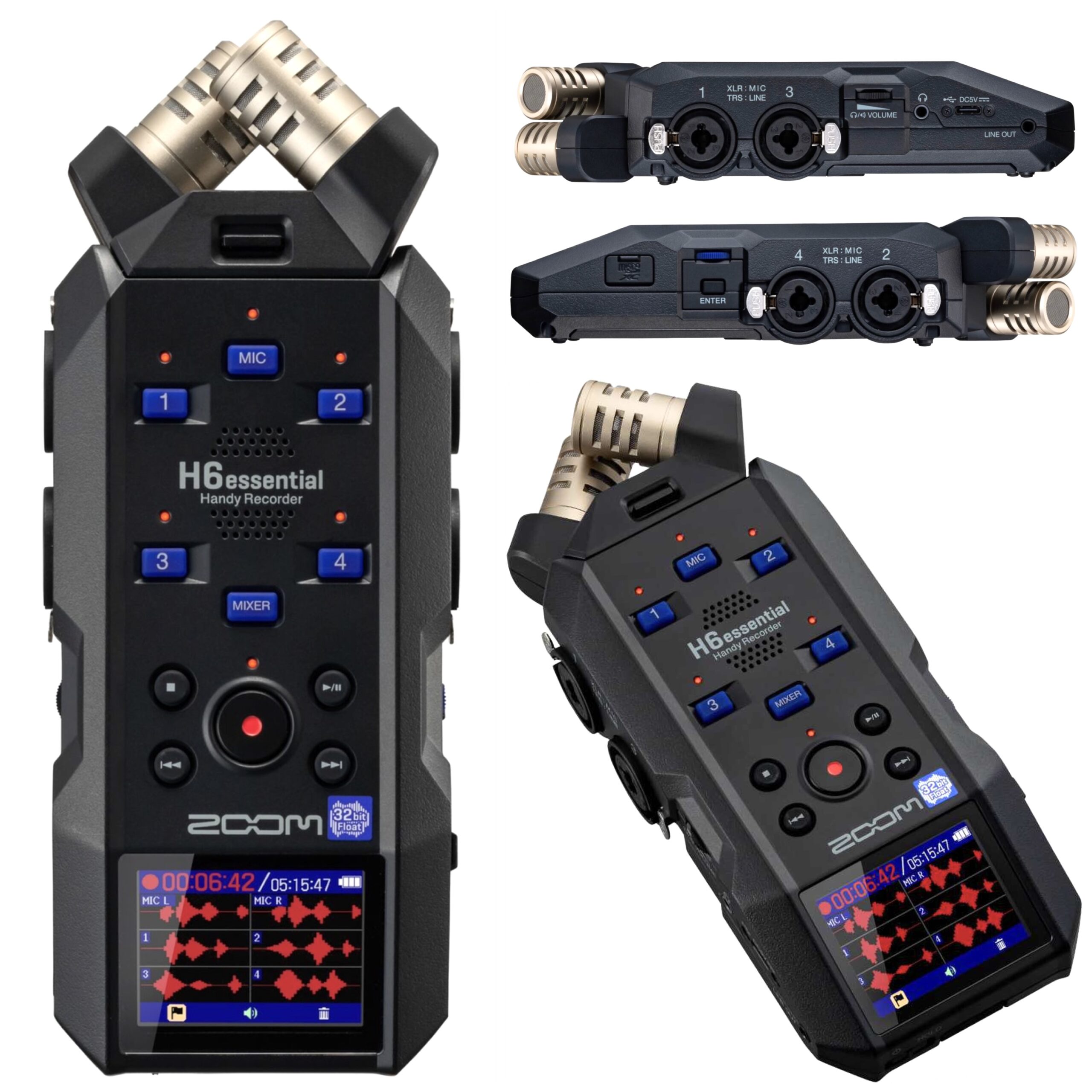 Zoom H6essential 4-Track Audio Recorder
